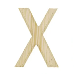 Unfinished Unpainted Wooden Letter X (6 Inches) - CaringForTots - Professional Baby and Children's Products | Caring for Growth, Caring for Every Moment* Letters