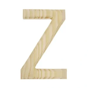 Unfinished Unpainted Wooden Letter Z (6 Inches) - CaringForTots - Professional Baby and Children's Products | Caring for Growth, Caring for Every Moment* Letters