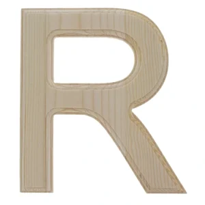 Unfinished Wooden Arial Font Letter R (6.25 Inches) - CaringForTots - Professional Baby and Children's Products | Caring for Growth, Caring for Every Moment* Letters