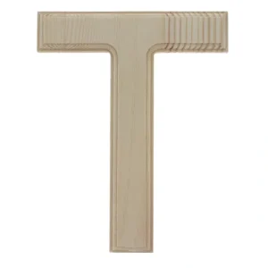 Unfinished Wooden Arial Font Letter T (6.25 Inches) - CaringForTots - Professional Baby and Children's Products | Caring for Growth, Caring for Every Moment* Letters
