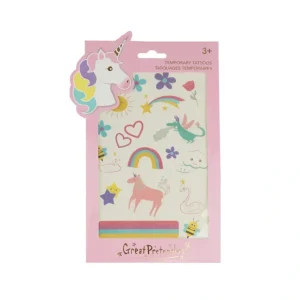 Unicorn Temporary Tattoos - CaringForTots - Professional Baby and Children's Products | Caring for Growth, Caring for Every Moment* Books