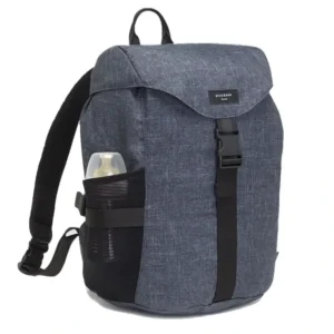 Unisex Eco Backpack in Navy - CaringForTots - Professional Baby and Children's Products | Caring for Growth, Caring for Every Moment* Diaper Bags