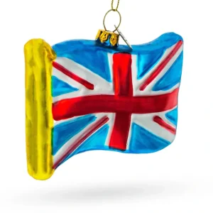 United Kingdom Flag - Blown Glass Christmas Ornament - CaringForTots - Professional Baby and Children's Products | Caring for Growth, Caring for Every Moment* Christmas Tree Ornaments