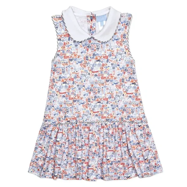 Usa Girls Posie Play Dress - USA - Fireworks Multi - CaringForTots - Professional Baby and Children's Products | Caring for Growth, Caring for Every Moment* Dresses