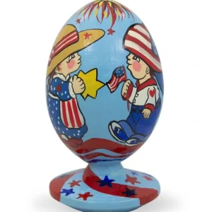 Usa Independence Day Wooden Figurine - CaringForTots - Professional Baby and Children's Products | Caring for Growth, Caring for Every Moment* USA Independence Day