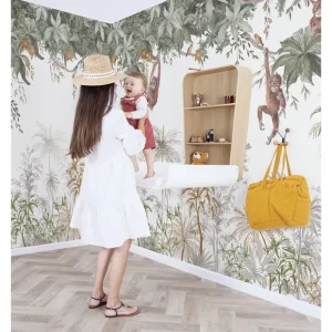 Utan - Panoramic Wallpaper - Monkeys - CaringForTots - Professional Baby and Children's Products | Caring for Growth, Caring for Every Moment* All Products