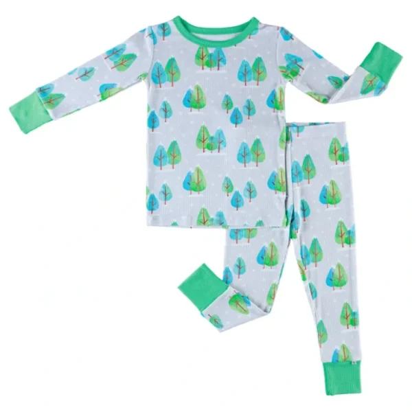 Vail Ribbed 2-piece Pajamas - CaringForTots - Professional Baby and Children's Products | Caring for Growth, Caring for Every Moment* PAJAMA SET