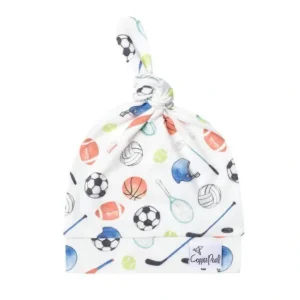 Varsity Top Knot Hat - CaringForTots - Professional Baby and Children's Products | Caring for Growth, Caring for Every Moment* Clothing