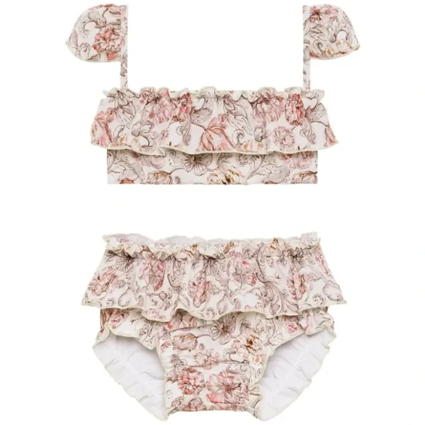 Venecia Floral Mini Cabana Bikini Set - CaringForTots - Professional Baby and Children's Products | Caring for Growth, Caring for Every Moment* Bikinis