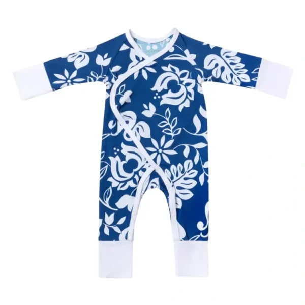 Vintage Pareo Bamboo Newborn Coverall - CaringForTots - Professional Baby and Children's Products | Caring for Growth, Caring for Every Moment* Rompers - Overall