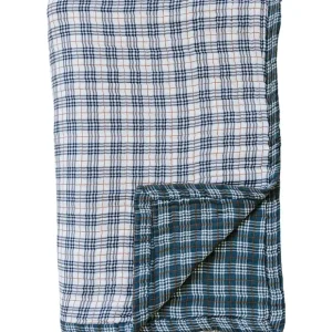 Vintage Plaid + Navy Plaid Twin Muslin Quilt - CaringForTots - Professional Baby and Children's Products | Caring for Growth, Caring for Every Moment* All Products