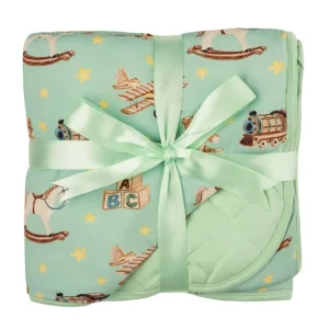 Vintage Toys | Mini Quilted Bamboo Baby Blanket - CaringForTots - Professional Baby and Children's Products | Caring for Growth, Caring for Every Moment* Quilted Blanket