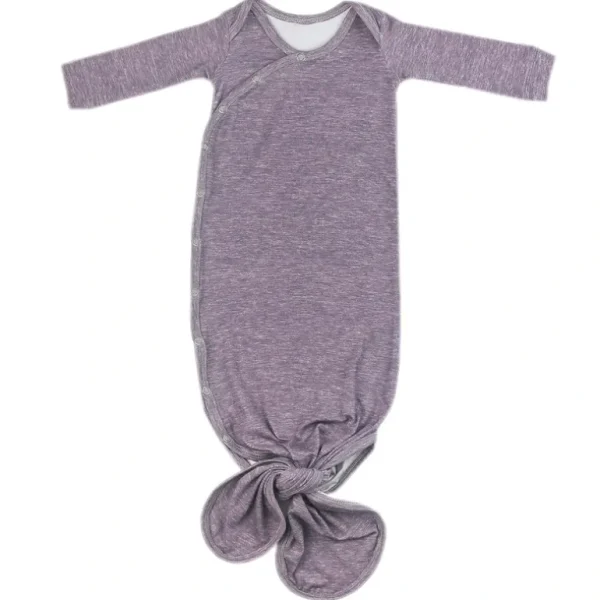 Clothing | Violet Knotted Gown - CaringForTots - Professional Baby and Children's Products | Caring for Growth, Caring for Every Moment