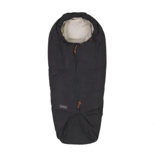 Voksi Adventure Footmuff - Black - Seashell Sand - CaringForTots - Professional Baby and Children's Products | Caring for Growth, Caring for Every Moment* Footmuffs
