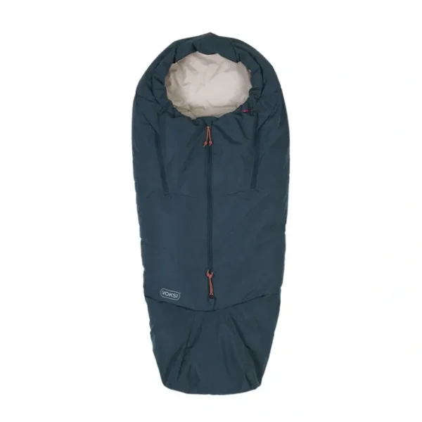 Voksi Adventure Footmuff - Poppy Blue - Seashell Sand - CaringForTots - Professional Baby and Children's Products | Caring for Growth, Caring for Every Moment* Footmuffs