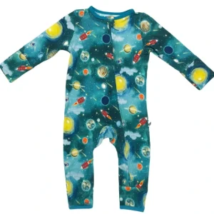 Vroom To The Planets Coverall (0-3t) - CaringForTots - Professional Baby and Children's Products | Caring for Growth, Caring for Every Moment* Rompers - Overall
