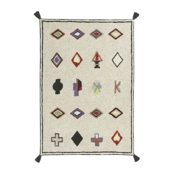 Washable Rug Naador - Morocco - CaringForTots - Professional Baby and Children's Products | Caring for Growth, Caring for Every Moment* Cotton Rugs