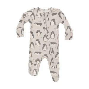 Shop All | 2 Way Zipper Footie - Penguin Pals - CaringForTots - Professional Baby and Children's Products | Caring for Growth, Caring for Every Moment