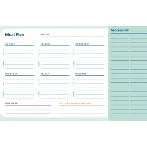 Weekly Meal Planner - CaringForTots - Professional Baby and Children's Products | Caring for Growth, Caring for Every Moment* All Products
