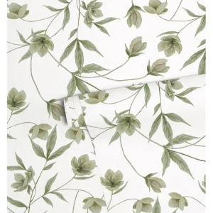 Wellington - Children's Wallpaper - Hellbore Flower Motif - CaringForTots - Professional Baby and Children's Products | Caring for Growth, Caring for Every Moment* All Products