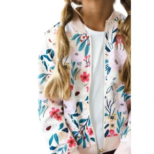 Whimsy Satin Jacket - CaringForTots - Professional Baby and Children's Products | Caring for Growth, Caring for Every Moment* Jackets