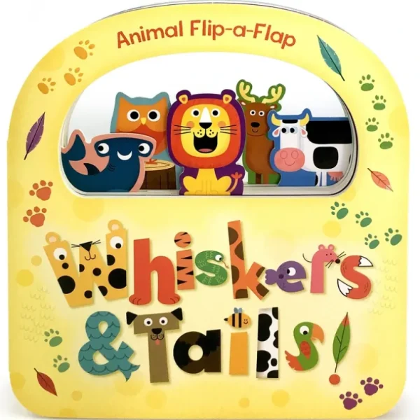 Books | Whiskers Tails: Flip-a-Flap Board Book - CaringForTots - Professional Baby and Children's Products | Caring for Growth, Caring for Every Moment