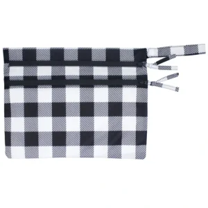 White Buffalo Plaid - Waterproof Wet Bag (for Mealtime, On-the-go, And More!) - CaringForTots - Professional Baby and Children's Products | Caring for Growth, Caring for Every Moment* All Products