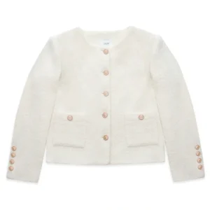 Women's Boucle Wool Jacket - CaringForTots - Professional Baby and Children's Products | Caring for Growth, Caring for Every Moment* Jackets