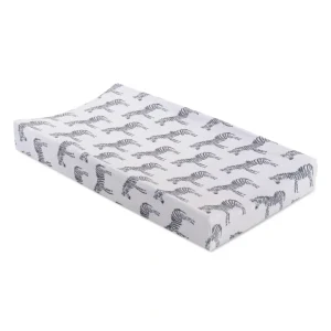 Bedding | Zebra Jersey Changing Pad Cover - CaringForTots - Professional Baby and Children's Products | Caring for Growth, Caring for Every Moment
